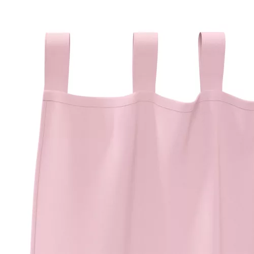  Függönyök 2 pcs Baba rózsaszín 245 x 140 cm Poliészter
