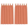  Sötétítő függönyök 2 pcs Terrakotta 175 x 140 cm Poliészter