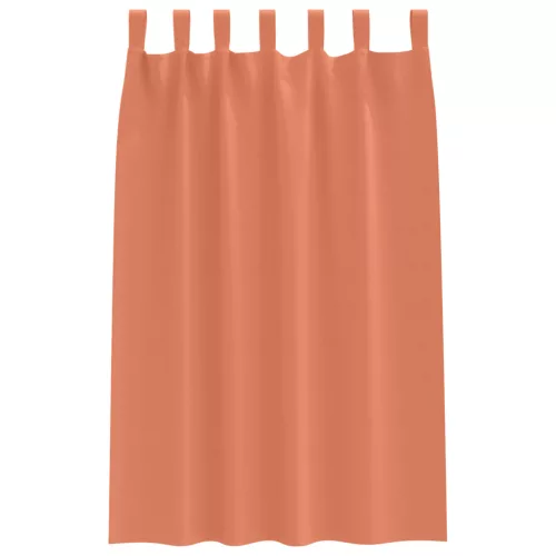  Sötétítő függönyök 2 pcs Terrakotta 175 x 140 cm Poliészter