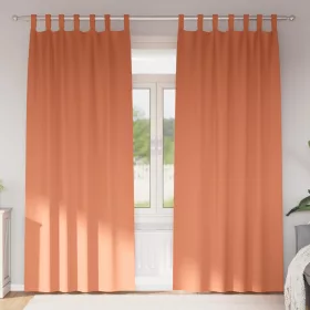    Sötétítő függönyök 2 pcs Terrakotta 225 x 140 cm Poliészter