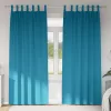  Függönyök függönyökkel 2 pcs Türkiz 260 x 140 cm Poliészter
