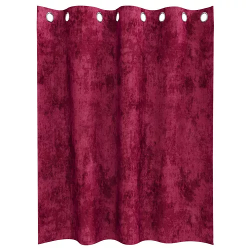  Bársonyfüggönyök függönyökkel 2 pcs Bordó 140 x 140 cm Bársony