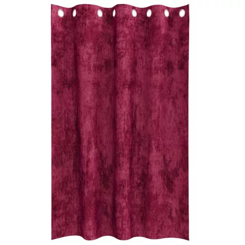  Bársonyfüggönyök függönyökkel 2 pcs Bordó 175 x 140 cm Bársony