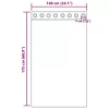  Bársonyfüggönyök függönyökkel 2 pcs Bordó 175 x 140 cm Bársony