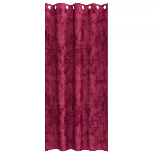  Bársonyfüggönyök függönyökkel 2 pcs bordó 245 x 140 cm Bársony