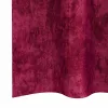  Bársonyfüggönyök függönyökkel 2 pcs Bordó 260 x 140 cm Bársony