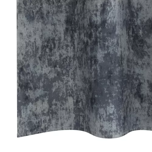  Velúr Függönyök 2 Pár Szemfüggönnyel Ezüst Szürke 260 x 140 cm