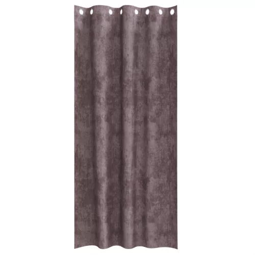  Barna bársonyfugöny 2 db grommettel 245x140 cm