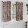  Grommet Függönyök Cappuccino Poliészter 140 x 175 cm