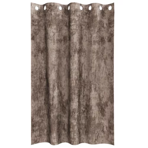  Grommet Függönyök Cappuccino Poliészter 140 x 175 cm