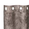  Bársony függöny szett 2 db szemfüggönnyel Kávé 245x140 cm