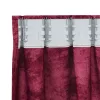  Bársonyfüggönyök függönyökkel 2 pcs bordó 225 x 140 cm Bársony