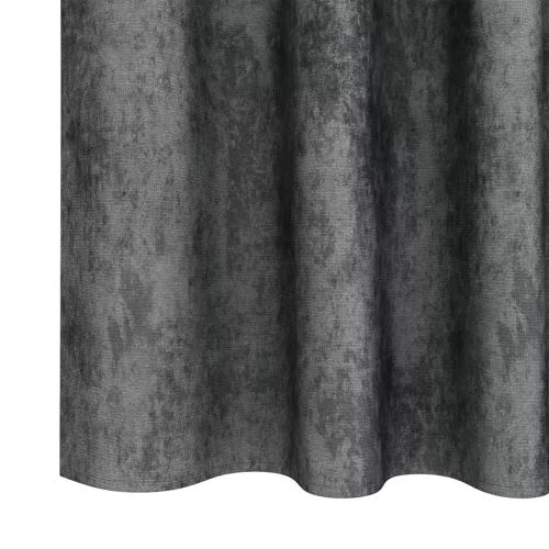  Velúr Függöny 2 db fülekkel Szürke 245x140 cm