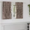  Velúr Függöny 2 db Zsinórral Kávé 140x140 cm