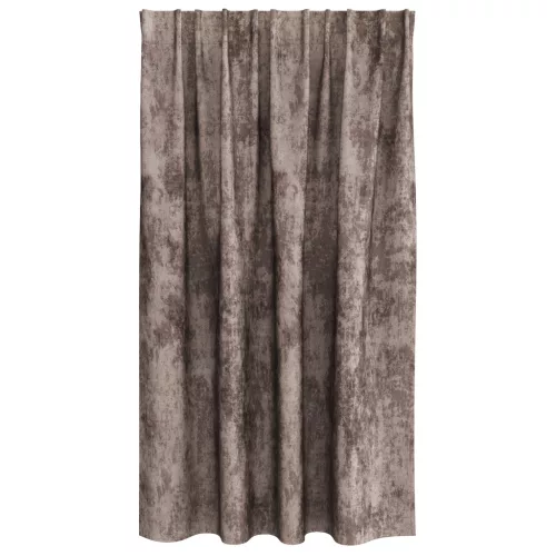  Velúr Függöny 2 db Zsinórral Kávé 140x140 cm