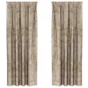  Bársonyfüggönyök 2 pcs pezsgőszín 260 x 140 cm Bársony