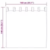  Bársonyfüggönyök függönyökkel 2 pcs Bordó 140 x 140 cm Bársony