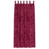  Bársonyfüggönyök függönyökkel 2 pcs bordó 225 x 140 cm Bársony