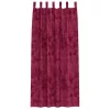  Velúr Függönyök 2 db Fülekkel Burgundi Vörös 245x140 cm