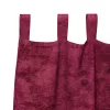  Velúr Függönyök 2 db Fülekkel Burgundi Vörös 245x140 cm