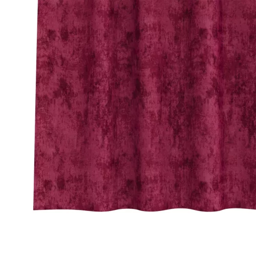 Velúr Függönyök 2 db Fülekkel Burgundi Vörös 245x140 cm
