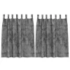 2 db gombfüles szürke függöny 140x140 cm