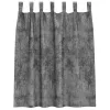  2 db gombfüles szürke függöny 140x140 cm