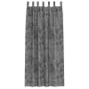  Velúr Függönyök 2 db Gombos Szürke 245x140 cm