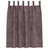  Bársony Függönyök 2 db Gombfülekkel Barna 140x140 cm