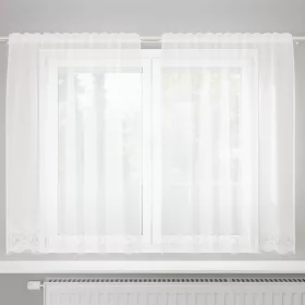    Csipkés Függöny függönyökkel Fehér 150 x 180 cm Poliészter