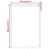  Csipkés Függöny függönyökkel Fehér 200 x 150 cm Poliészter
