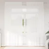  Csipkés Függöny függönyökkel Fehér 150 x 240 cm Poliészter