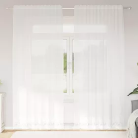    Csipkés Függöny függönyökkel Fehér 150 x 240 cm Poliészter
