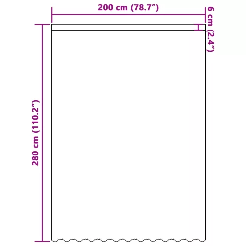  Csipkés Függöny függönyökkel Virágos Fehér 200 x 280 cm Poliészter