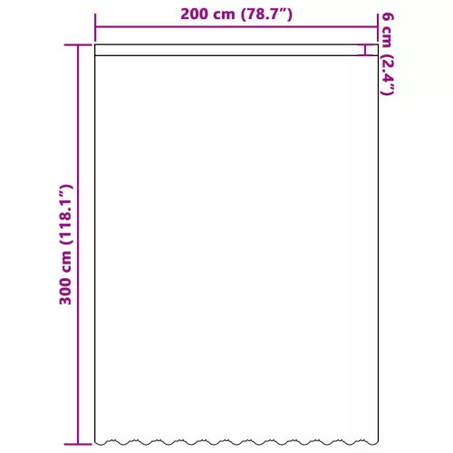  Csipkés Függöny függönyökkel Virágos Fehér 200 x 300 cm Poliészter