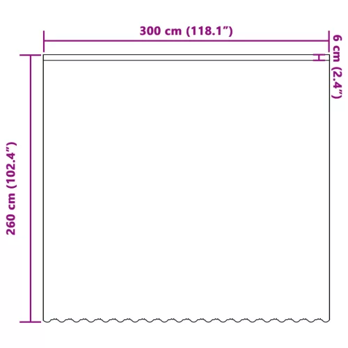  Csipkés Függöny függönyökkel Virágos Fehér 300 x 260 cm Poliészter