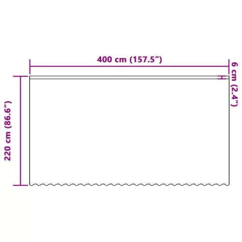  Csipkés Függöny függönyökkel Virágos Fehér 400 x 220 cm Poliészter
