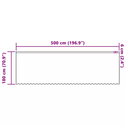  Csipkés Függöny függönyökkel Virágos Fehér 500 x 180 cm Poliészter