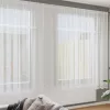  Csipkés Függöny függönyökkel Fehér 750 x 220 cm Poliészter