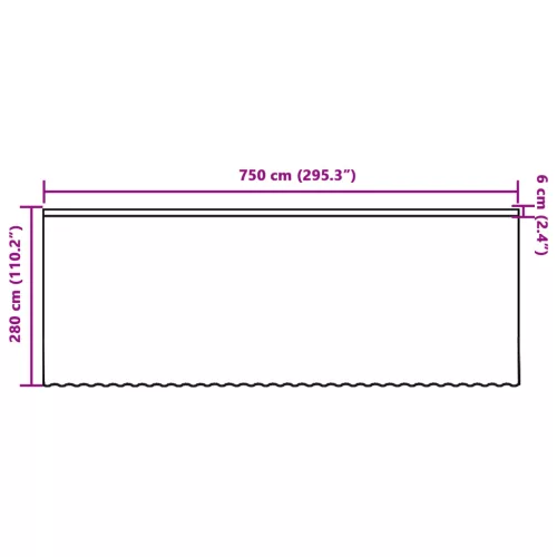  Csipkés Függöny függönyökkel Fehér 750 x 280 cm Poliészter