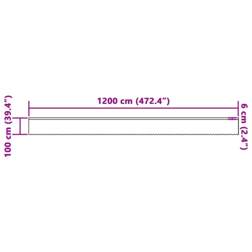  Csipkés Függöny függönyökkel Virágos Fehér 1200 x 100 cm Poliészter