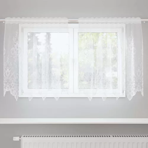  Függönyök függönyökkel Fehér 150 x 80 cm Poliészter