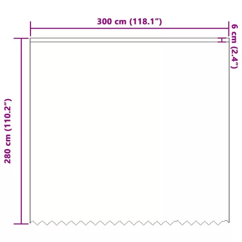  Függönyök függönyökkel Fehér 300 x 280 cm Poliészter