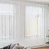  Függönyök függönyökkel Fehér 500 x 280 cm Poliészter