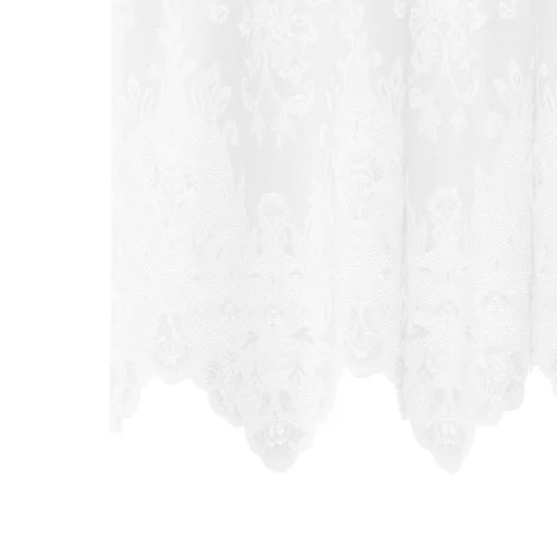  Függönyök függönyökkel Fehér 600 x 260 cm Poliészter