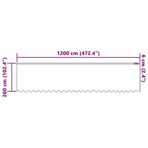  Függönyök függönyökkel Virágos Fehér 1200 x 260 cm Poliészter