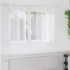  Függönyök függönyökkel 2 pcs Fehér 140 x 140 cm Poliészter