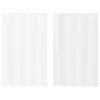  Függönyök függönyökkel 2 pcs Fehér 140 x 140 cm Poliészter