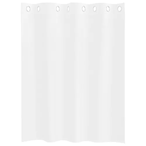  Függönyök függönyökkel 2 pcs Fehér 140 x 140 cm Poliészter