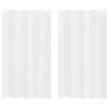 Függönyök függönyökkel 2 pcs Fehér 140 x 175 cm Poliészter